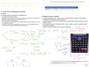 Záznam z přípravného kurzu matematiky CERMAT maturita